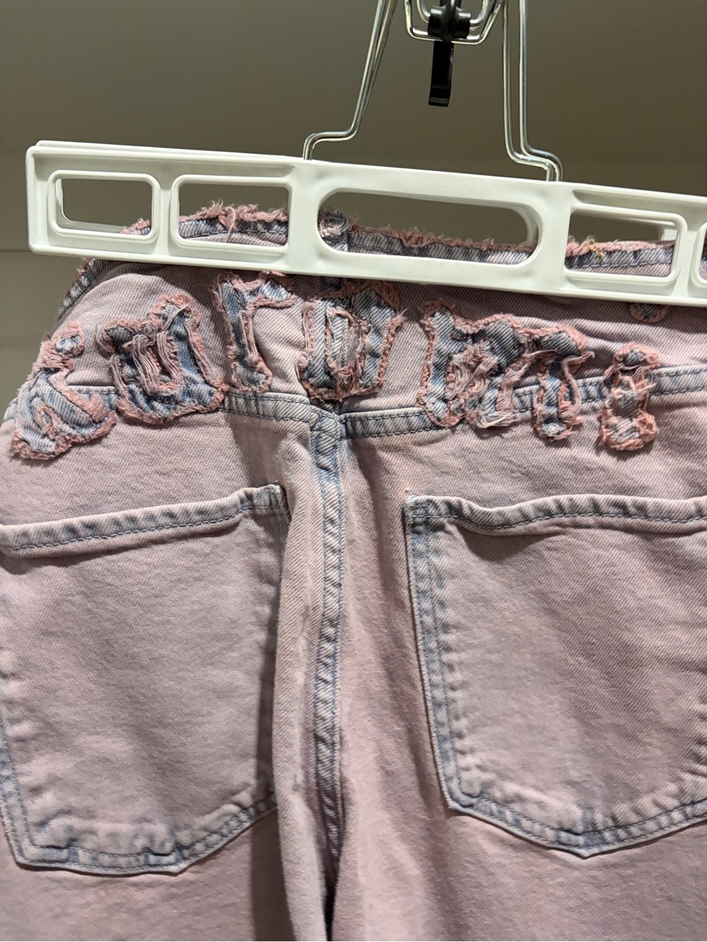 H&M Girls Purple Kuromi Distressed Jeans